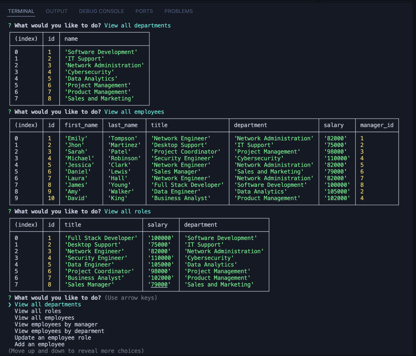 Employee Payroll Tracker